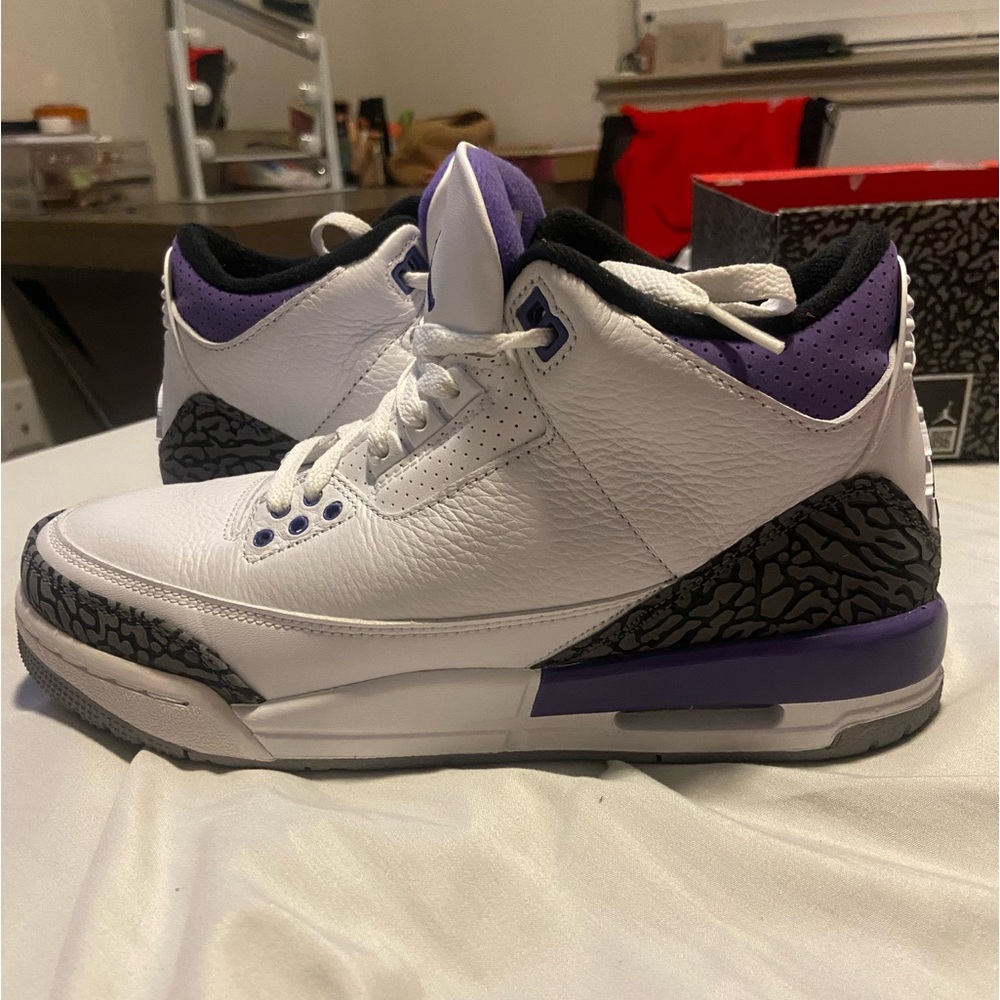 Jordan 3s dark iris 7Y